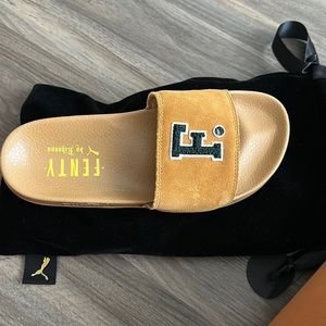 FENTY University Puma Slides in size 7 in M